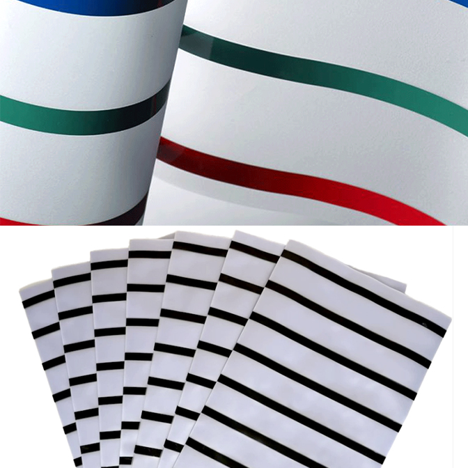 Prelaid Magnetic stripes
