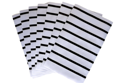 Prelaid magnetic stripes